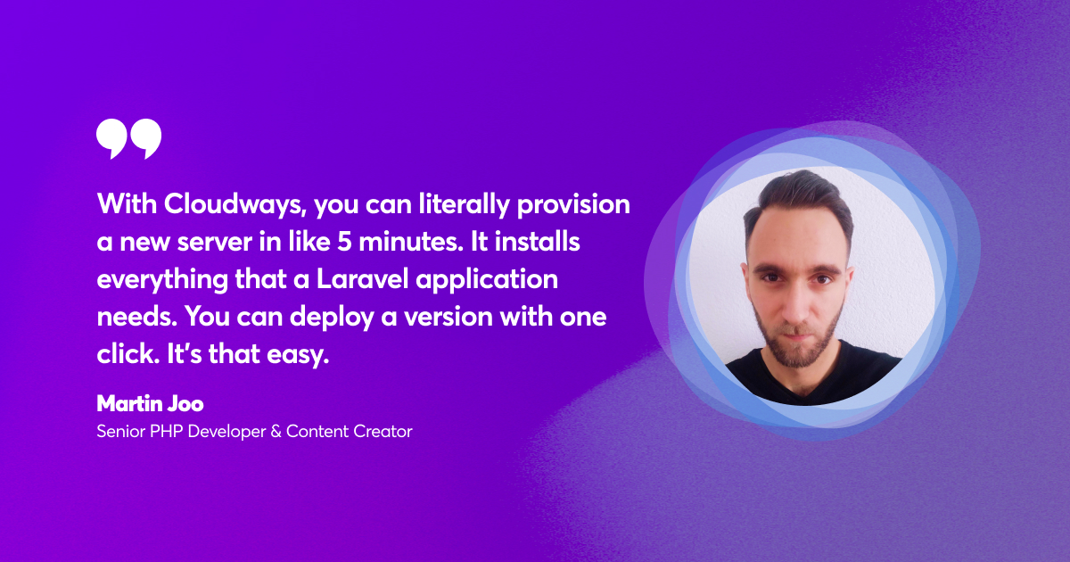 Cloudways interview with Laravel software developer Martin Joo
