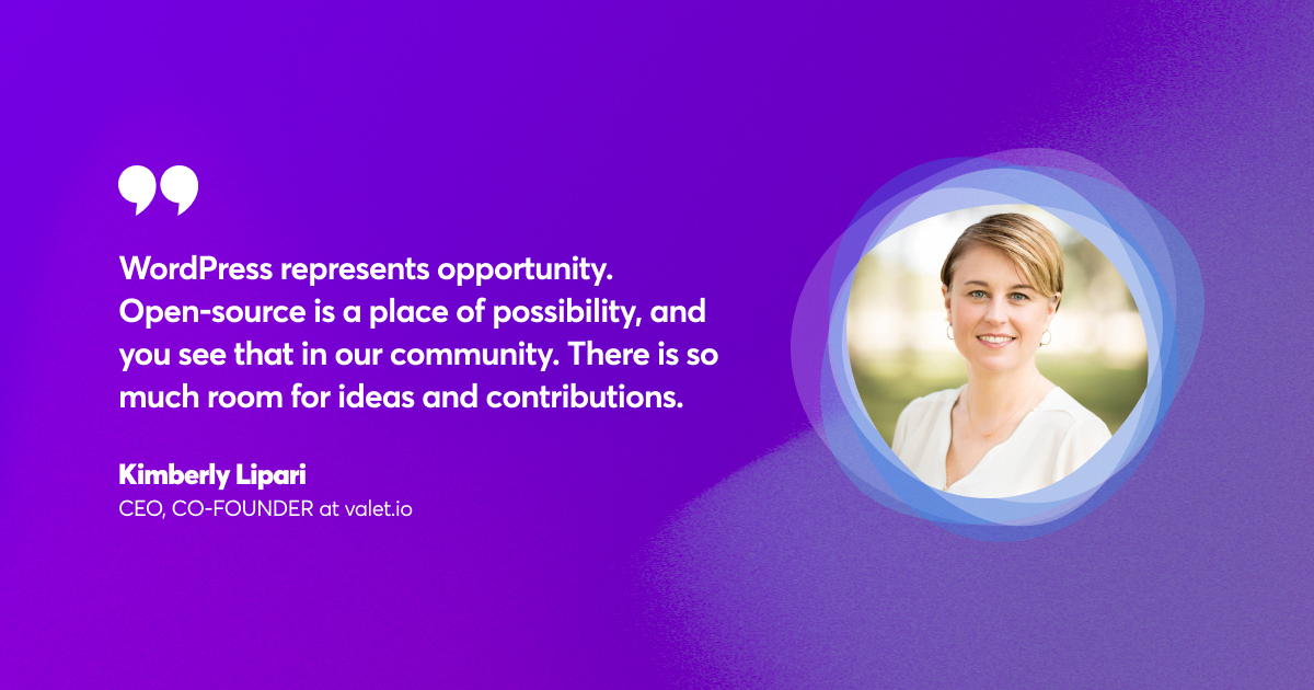 Kimberly Lipari, CEO of Valet, Shares Her WordPress Journey