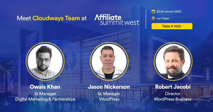 Cloudways at Affiliate Summit West 2023