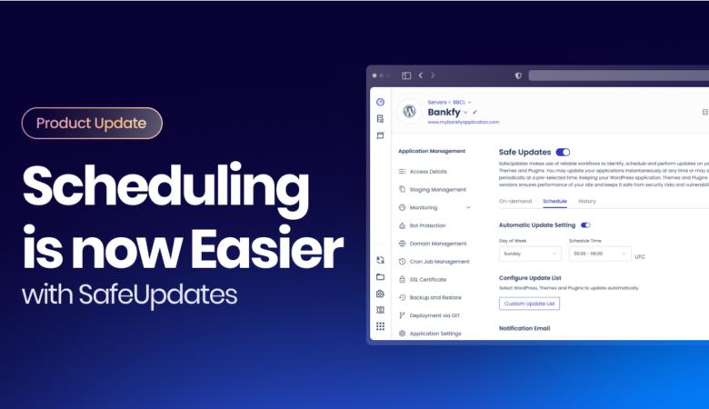 Introducing a Simpler Scheduling Process for SafeUpdates